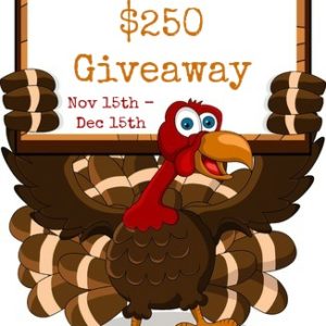 thankful for cash giveaway