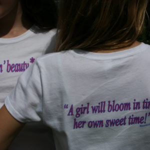 bloomin beauty front and back T-shirt
